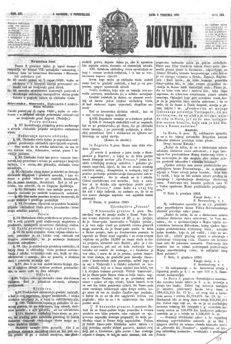 Narodne novine : 16,283(1850) / učrednik Ljudevit Gaj.