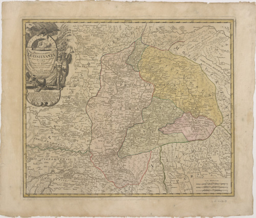 Principatus Transilvaniae : in suas quasque nationes earumque sedes et regiones cum finitimis vicinorum statuum provinciis accurate divisus / opera Ioh. Baptistae Homanni