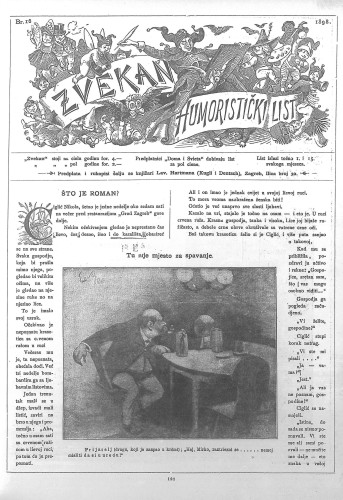 Zvekan : humoristički list : 9,16(1898) / odgovorni urednik Vojko Vezmar.