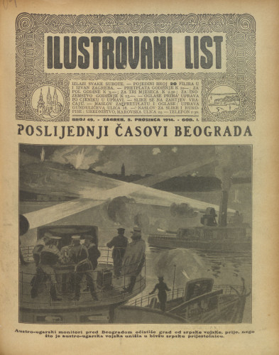 Ilustrovani list : 1,49(1914) / odgovorni urednik Dragutin Balog.