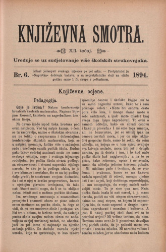 Književna smotra : mjesečna priloga k 