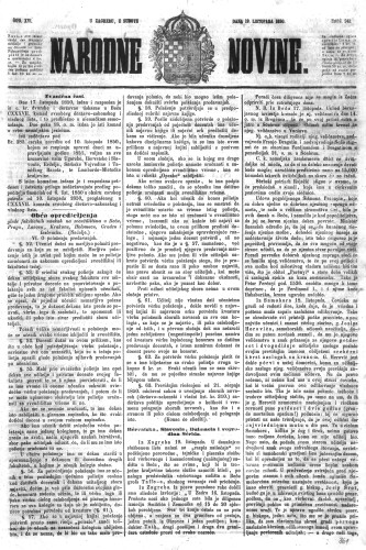 Narodne novine : 16,241(1850) / učrednik Ljudevit Gaj.