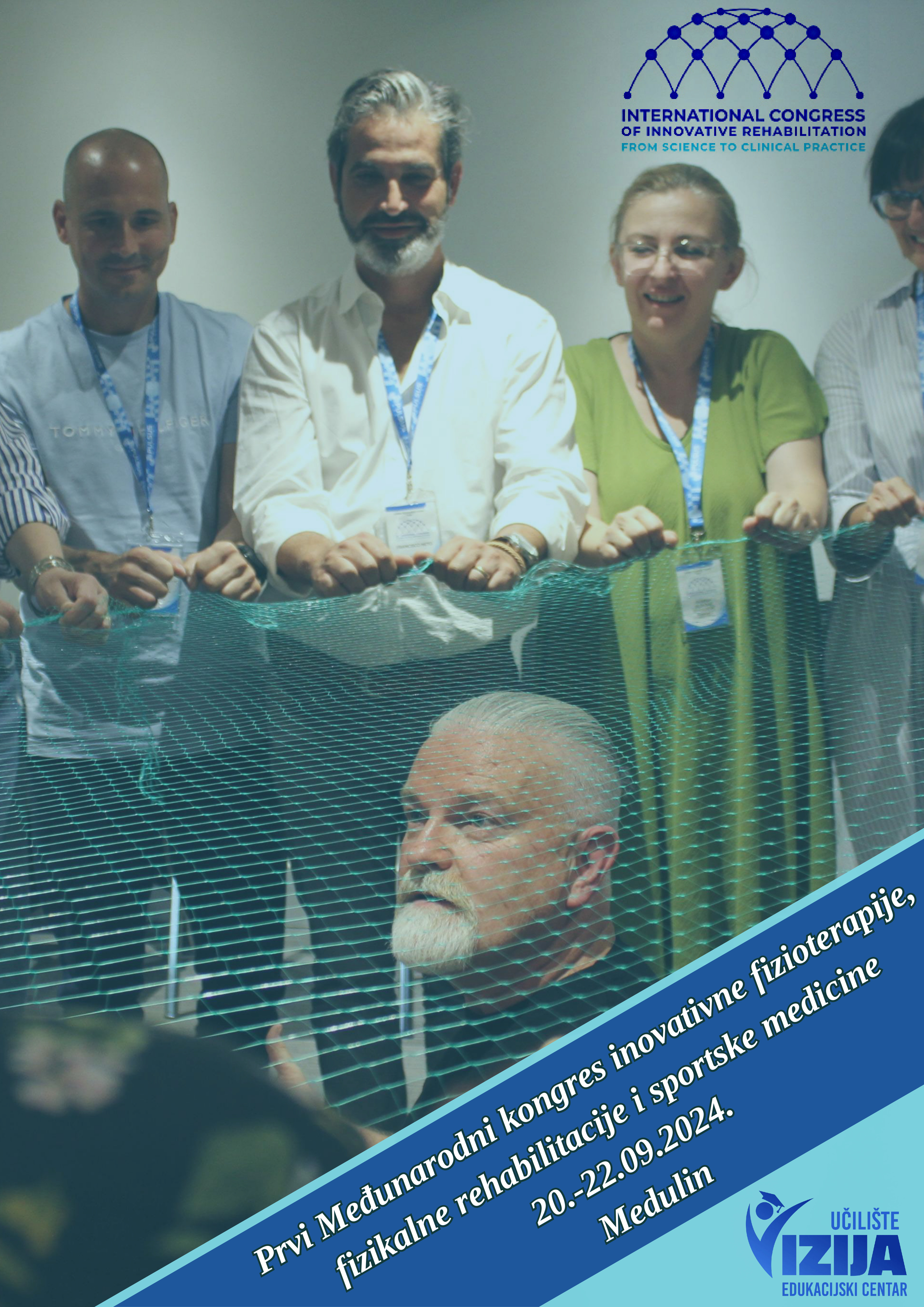 Zbornik sažetaka = Book of abstracts / 1. Međunarodni kongres inovativne fizioterapije, fizikalne rehabilitacije i sportske medicine - od znanosti do kliničke prakse, 20. - 22. rujna 2024. = 1st International congress of innovative physiotherapy, physical rehabilitation and sports medicine - from science to clinical practice, September 20-22, 2024, Medulin ; uredništvo Mirhada Mešanović, Ana Vrđuka Šumar, Aleksandra Čičak.