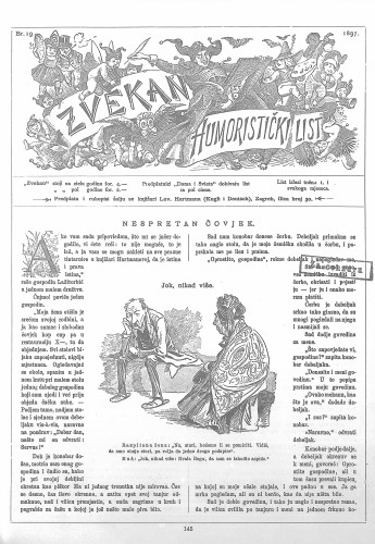 Zvekan : humoristički list : 8,19(1897) / odgovorni urednik August Šek.
