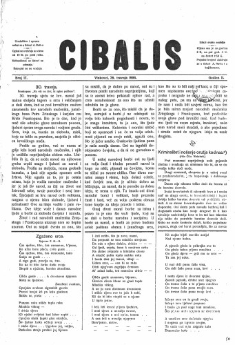 Cibalis : 2,17(1906) / odgovorni urednik Anton Rott.