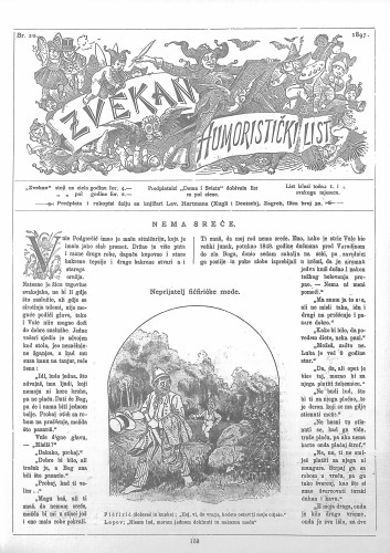 Zvekan : humoristički list : 8,20(1897) / odgovorni urednik August Šek.
