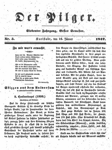 Der Pilger : 7,5(1847)