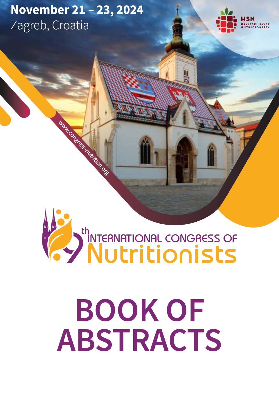Book of abstracts / 9th International Congress of Nutritionists, November 21 - 23, 2024, Zagreb, Croatia.