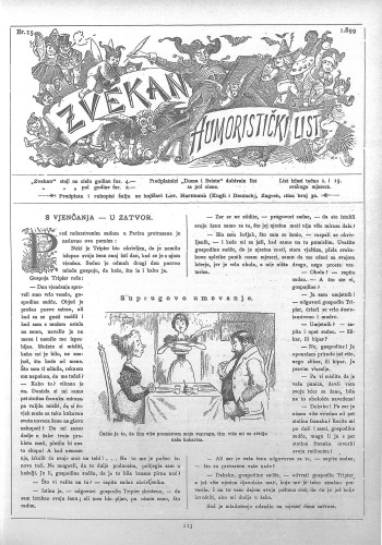 Zvekan : humoristički list : 10,15(1899) / odgovorni urednik Vojko Vezmar.