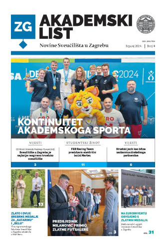 Akademski list : novine Sveučilišta u Zagrebu : 4(2024) / glavni urednik Petar Bilobrk