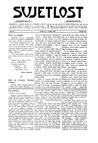 Svjetlost : 3,9(1907) / odgovorni urednik Antun Rott.