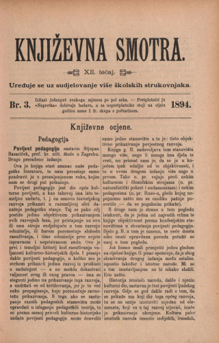 Književna smotra : mjesečna priloga k 