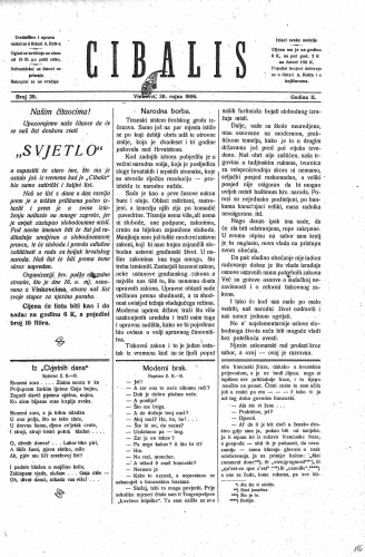 Cibalis : 2,39(1906) / odgovorni urednik Anton Rott.