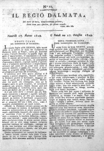 Il Regio Dalmata. : 11(1809)