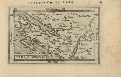 Zara & Sebenic.[i]   / [Abraham Ortelius ; Michaele Coigneto].