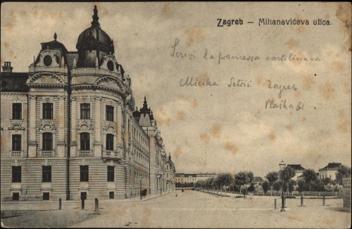 Zagreb : Mihanovićeva ulica.