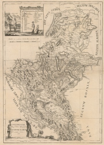 Continuatio mappae litho-hydrographicae nationis Slavicae   : ad Occidentem solem sitae  / gezeichnet von C. Reider.