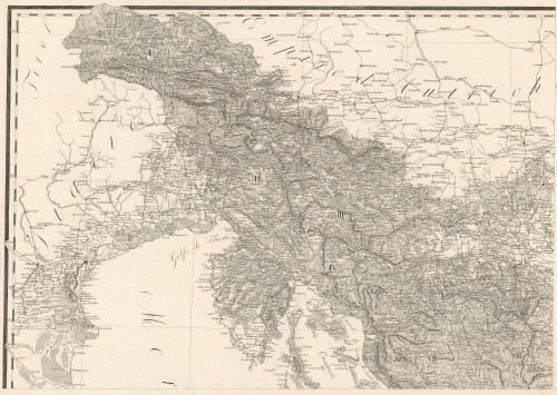 Carte des Provinces Illyriennes :