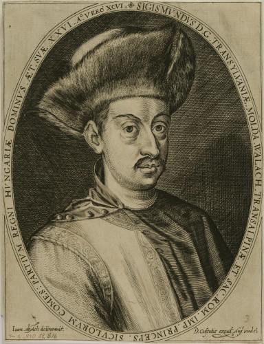 Sigismundus Transylvaniae ... princeps   / [gravirao] D.[Dominicus] Custodis.