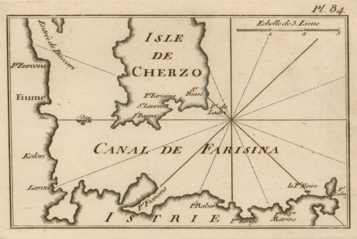 Canal de Farisina. Isle de Cherzo   / [Joseph Roux].