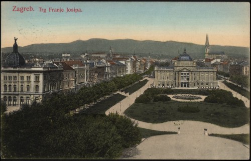 Zagreb : Trg Franje Josipa.