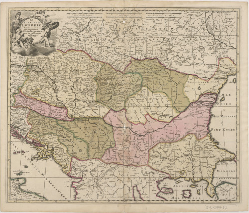 Le Royaume de Hongrie : et les estats qui en out este sujets et qui font presentement la partie septentrionale de la Turquie en Europe / par G. Valck