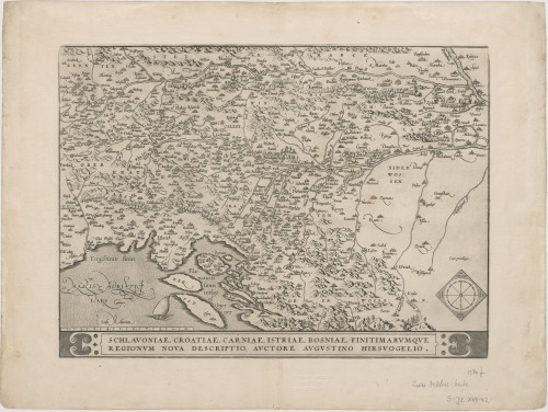Schlavoniae, Croatiae, Carniae, Istriae, Bosniae, finitimarumque regionum nova descriptio / auctore Augustino Hirsvogelio