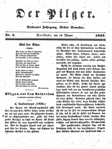 Der Pilger : 7,4(1847)