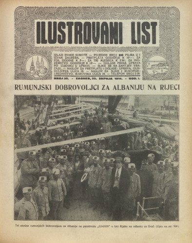 Ilustrovani list : 1,30(1914) / odgovorni urednik Dragutin Balog.