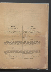 Zakon od 2. travnja 1873. kojim se preinačuje temeljni zakon o zastupstvu Cesarevine od 21. prosinca 1867. = Legge del 2 aprile 1873 cola quale viene modificata la legge fondamentale dello Stato sulla rappresentanza dell'Impero del 21 dicembre 1867. 