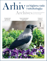 Arhiv za higijenu rada i toksikologiju : archives of industrial hygiene and toxicology : 75,1(2024) / editor in chief Nevenka Kopjar