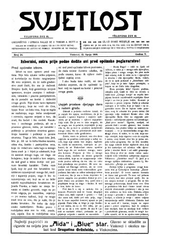 Svjetlost : 5,24(1909) / odgovorni urednik Antun Rott.