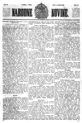 Narodne novine : 16,244(1850) / učrednik Ljudevit Gaj.