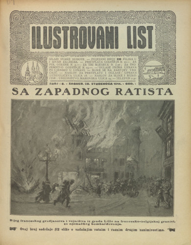 Ilustrovani list : 1,48(1914) / odgovorni urednik Dragutin Balog.