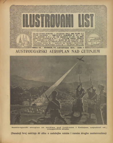 Ilustrovani list : 1,43(1914) / odgovorni urednik Dragutin Balog.