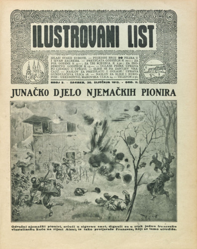 Ilustrovani list : 2,5(1915) / odgovorni urednik Dragutin Balog.