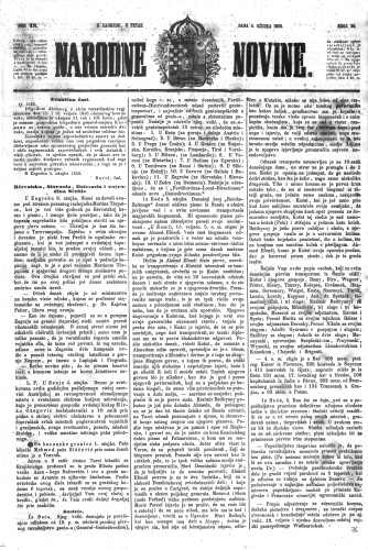 Narodne novine : 16,56(1850) / učrednik Ljudevit Gaj.