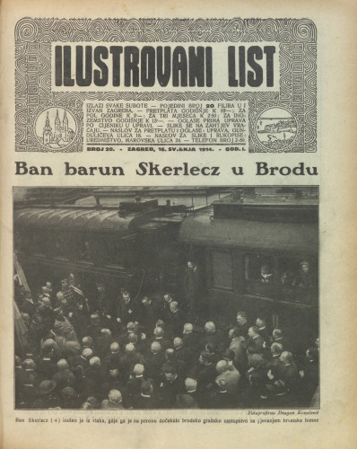 Ilustrovani list : 1,20(1914) / odgovorni urednik Dragutin Balog.
