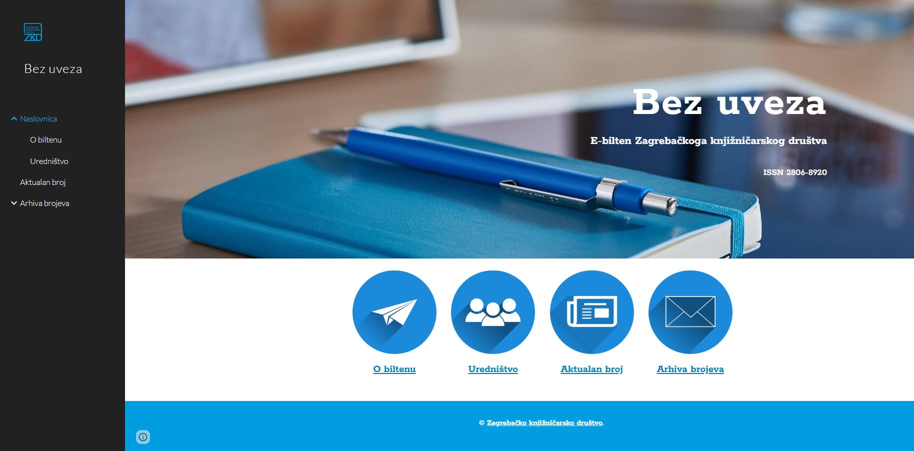 Bez uveza : e-bilten Zagrebačkoga knjižničarskog društva : 3,1(2023) / Ana Pavlek ... [et al.]