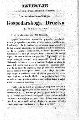 List mesečni Horvatsko-slavonskoga gospodarskoga družtva : 1,2(1842) / uredjivan po upravljajućem odboru.
