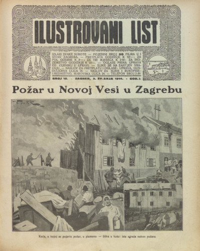 Ilustrovani list : 1,19(1914) / odgovorni urednik Dragutin Balog.