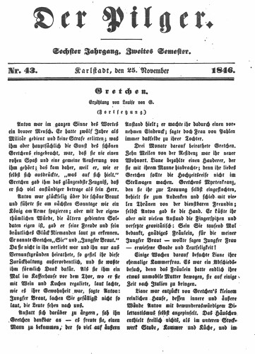 Der Pilger : 6,43(1846)