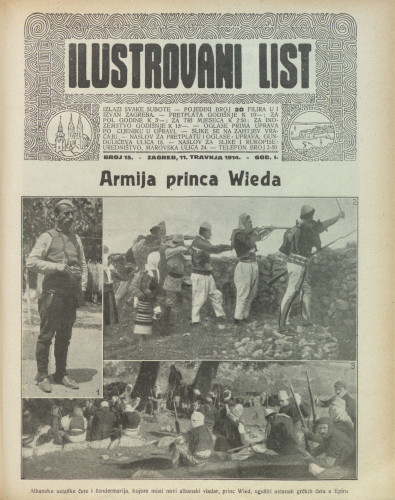 Ilustrovani list : 1,15(1914) / odgovorni urednik Dragutin Balog.