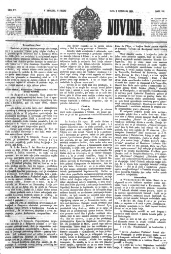 Narodne novine : 16,232(1850) / učrednik Ljudevit Gaj.