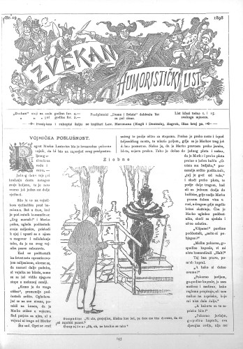 Zvekan : humoristički list : 9,19(1898) / odgovorni urednik Vojko Vezmar.