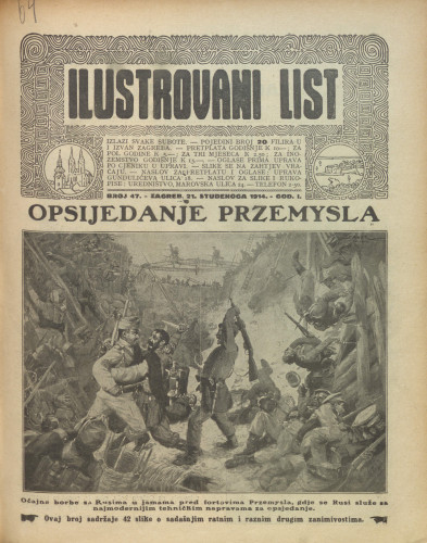 Ilustrovani list : 1,47(1914) / odgovorni urednik Dragutin Balog.