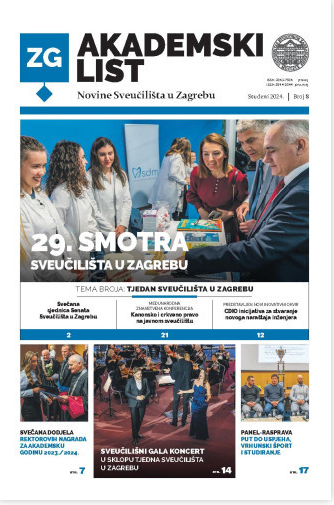 Akademski list : novine Sveučilišta u Zagrebu : 8(2024) / glavni urednik Petar Bilobrk