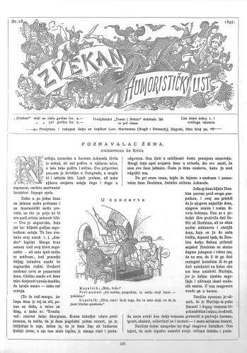 Zvekan : humoristički list : 8,18(1897) / odgovorni urednik August Šek.