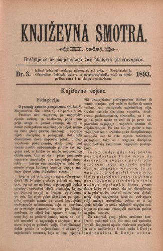 Književna smotra : mjesečna priloga k 