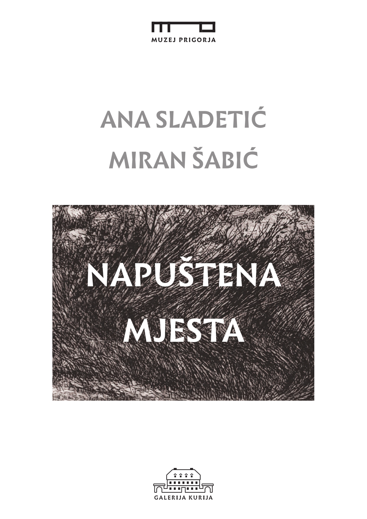 Ana Sladetić i Miran Šabić : napuštena mjesta / stručna koncpecija izložbe Sanda Stanaćev Bajzek.
